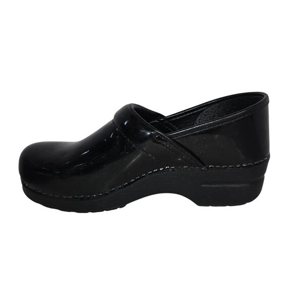 Dansko Professional Clogs Shoes Womens Size 40 Black Patent Leather Nursing Work - Picture 5 of 12